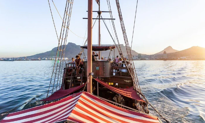 1-Hour Day Cruise for Family of 4 on Jolly Roger Pirate Boat, V&A Waterfront - Image 4