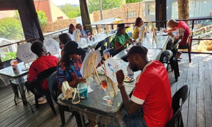 2-Hour Sip and Paint Session including Wine & Snacks for 2 at Art by Kemi - Image 8