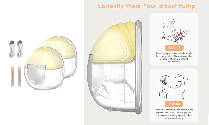 Invisible Wearable Breast Pump - Image 5