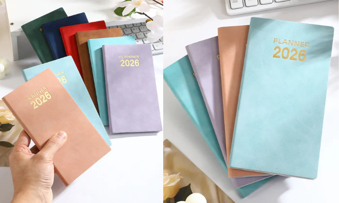 2026 Jan-Dec Diary English Notebook A5