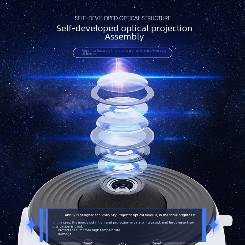 Galaxy Projection Lamp With 12 4K HD Slides - Image 12