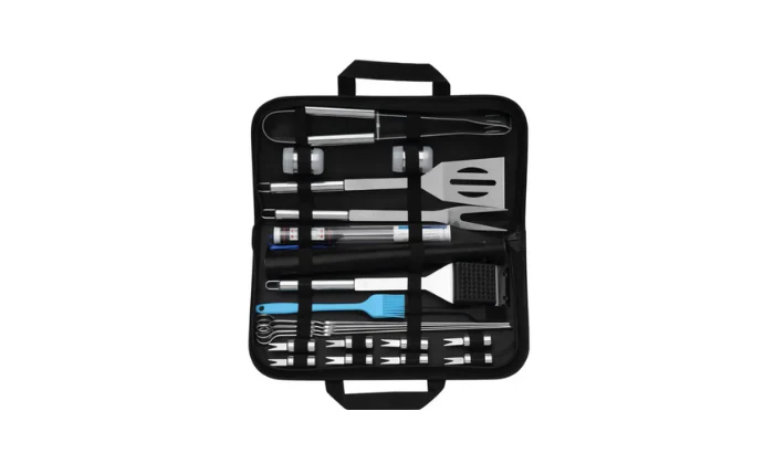 20/27-Piece Stainless Steel BBQ Grill Tools Set