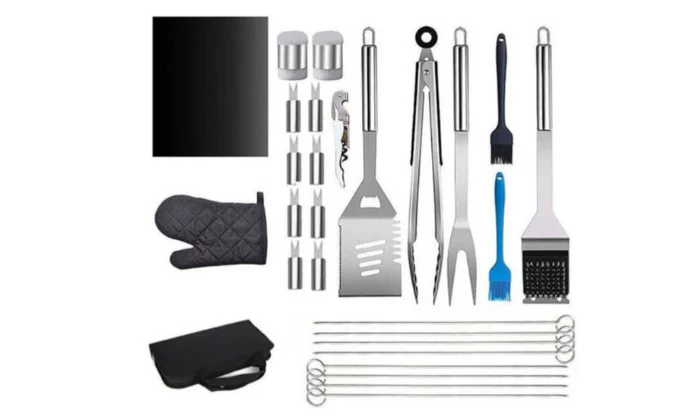 20/27-Piece Stainless Steel BBQ Grill Tools Set - Image 4