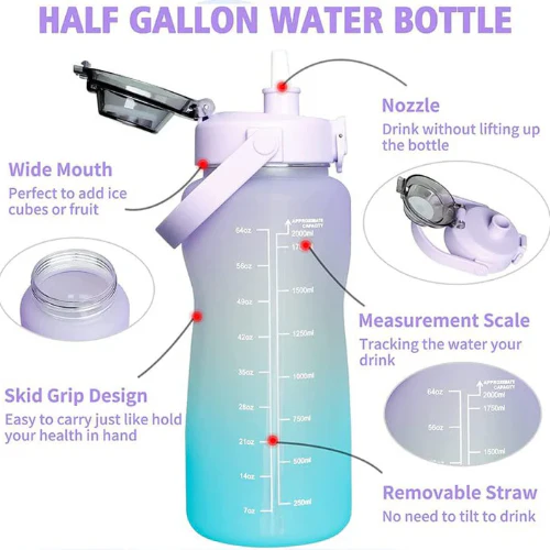 2L Large Capacity Motivational Water - Image 5