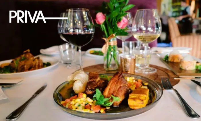 3-Course Fine Dining Experience with Wine Pairing at Priva Restaurant
