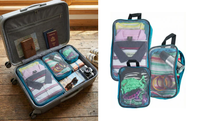 3-Piece Luggage Organiser Cubes
