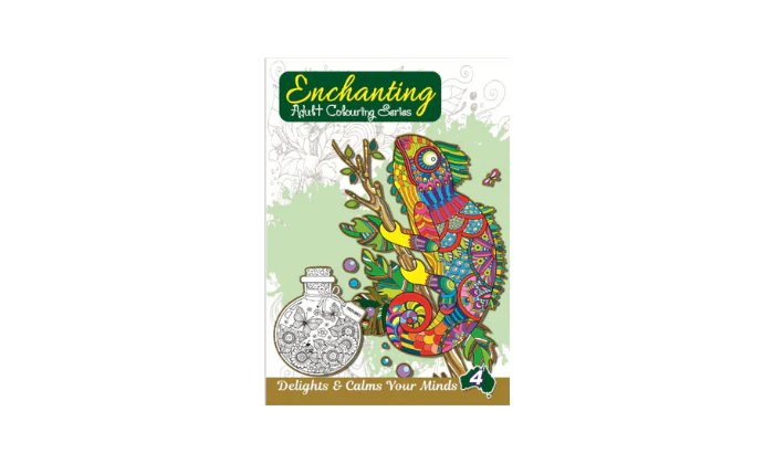 48 Pages Enchanting Adult Colouring Book