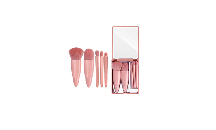 5-Piece Travel Cosmetic Brushes Kit - Image 2