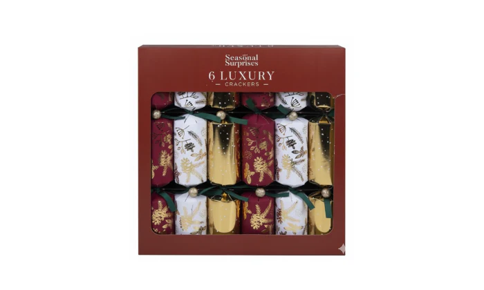 6-Piece Luxury Christmas Crackers