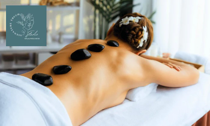 60-Minute Full Body Hot Stone Massage for 1 or 2