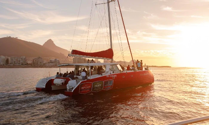 90-Minute Catamaran Champagne Sunset Cruise with Waterfront Boat Tours - Image 2