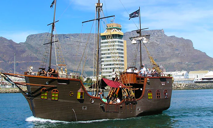 90-Minute Sunset Bay Cruise for 2 on Jolly Roger Pirate Ship, V&A Waterfront - Image 3