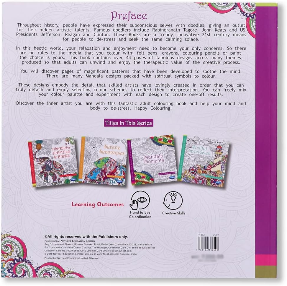 Adult Colouring Book - Mandala Moments - Image 3