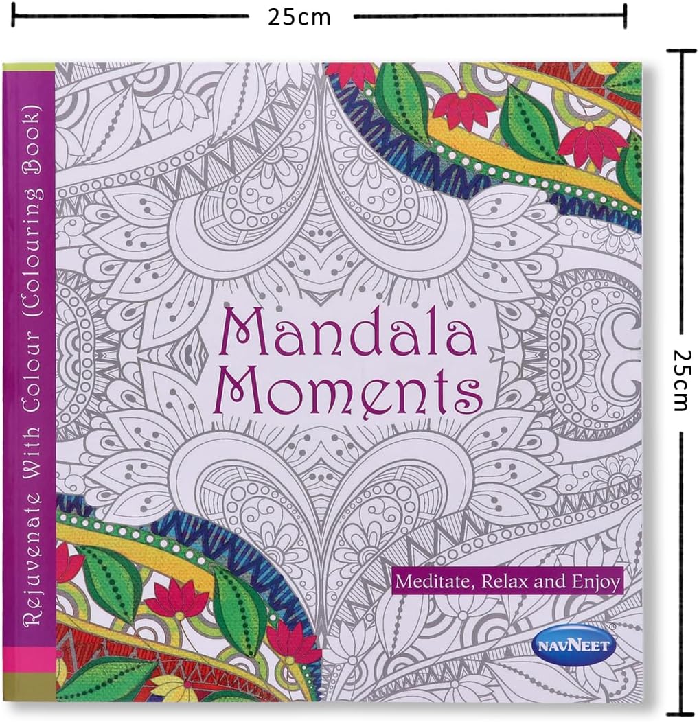 Adult Colouring Book - Mandala Moments - Image 4