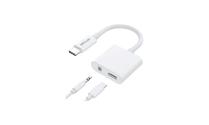 Astrum AS045 USB-C to Audio Aux DAC + USB-C Adapter