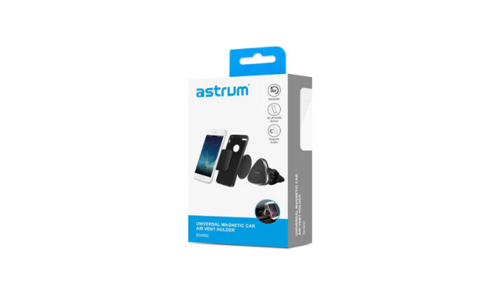 Astrum Universal Car Air Vent Magnetic Holder - Black - Image 3