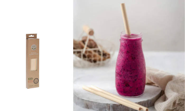 Bamboo Reusable Straws - Image 2