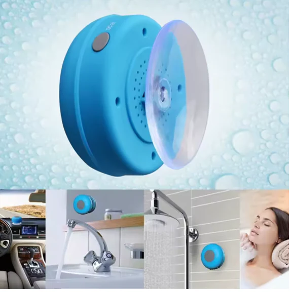 Waterproof Shower Bluetooth Speaker With Suction Cup - Image 2