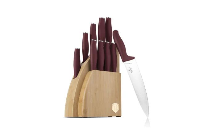 Berlinger Haus 10-Piece Knife Set with Bamboo Stand - Image 4