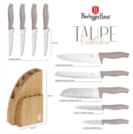Berlinger Haus 10-Piece Knife Set with Bamboo Stand - Image 8