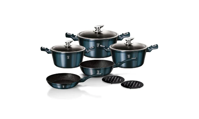 Berlinger Haus 10 Piece Cookware Set - Aquamarine Edition