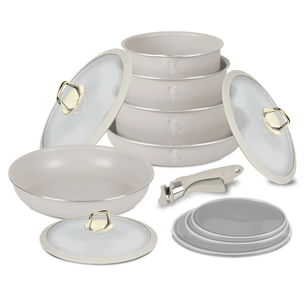 Berlinger Haus 12-Piece Titan Pro Non Stick Coating Oven Safe Cookware Set - Image 7