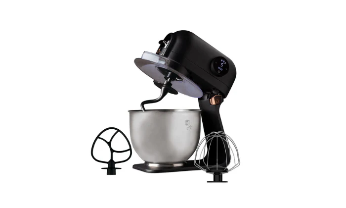 Berlinger Haus 1200w Cast Aluminum Kitchen Machine Stand Mixer - Black Rose