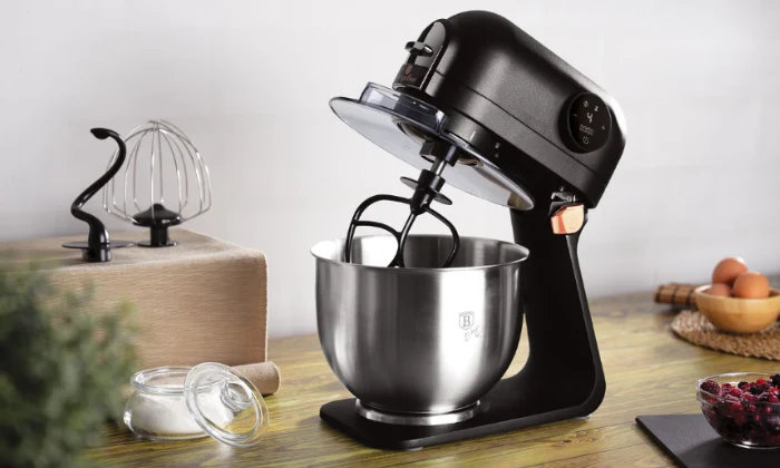 Berlinger Haus 1200w Cast Aluminum Kitchen Machine Stand Mixer - Black Rose - Image 2