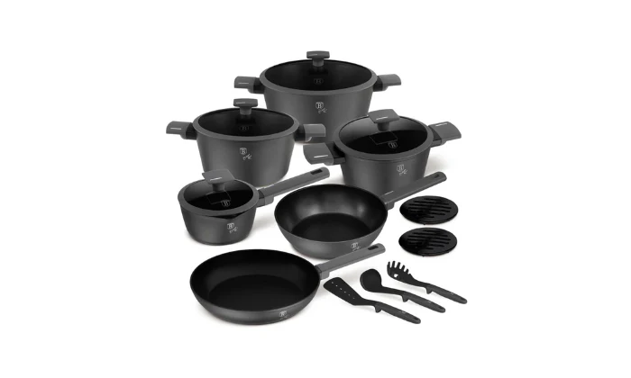 Berlinger Haus 15-piece Titan Pro Non-Stick Oven Safe Cookware Sets - Image 2