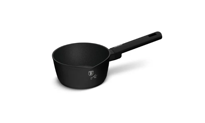 Berlinger Haus 16cm Titan Pro Non-Stick Coating Saucepan - Matte Black