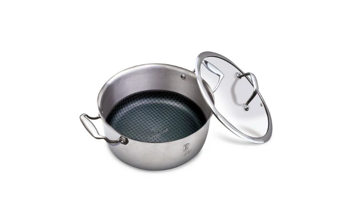 Berlinger Haus 24cm 18/10 S/S Casserole with Lid - Eternal Collection