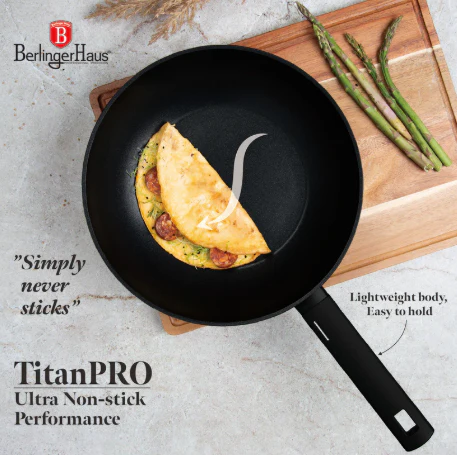 Berlinger Haus 28cm Titan Pro Non-Stick Coating Wok - Image 6