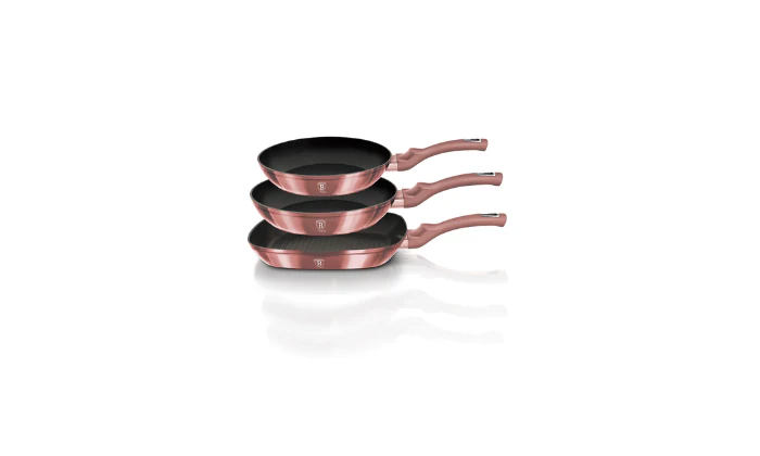 Berlinger Haus 3 pcs frypan set, I-Rose Edition - Image 2