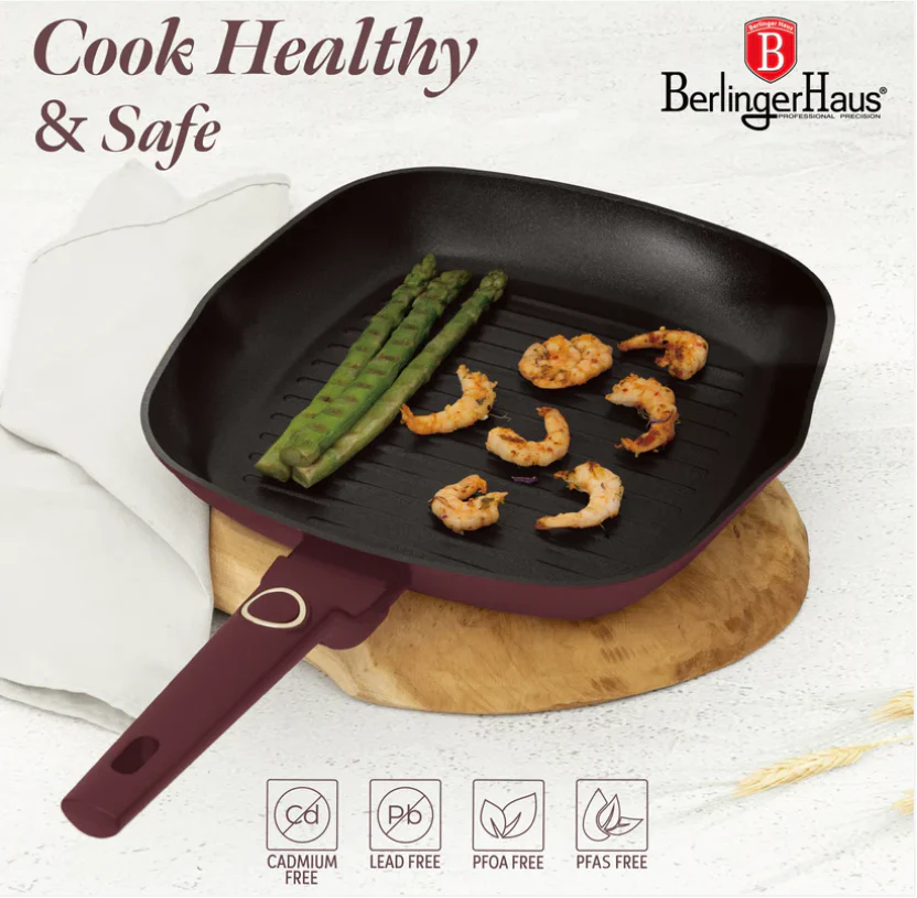 Berlinger Haus 3-Piece Marble Coating Fry & Grill Pan Set - Image 14