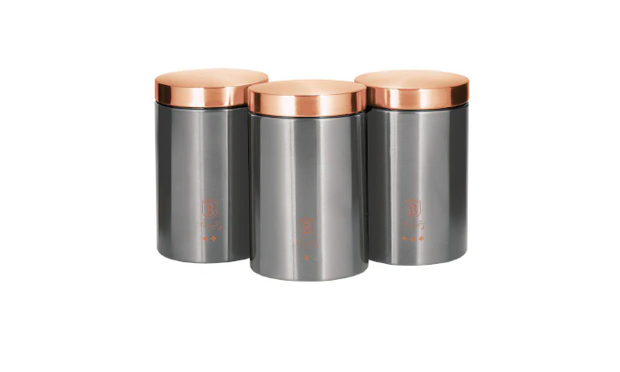 Berlinger Haus 3 Piece Premium Canister Set - Moonlight Edition
