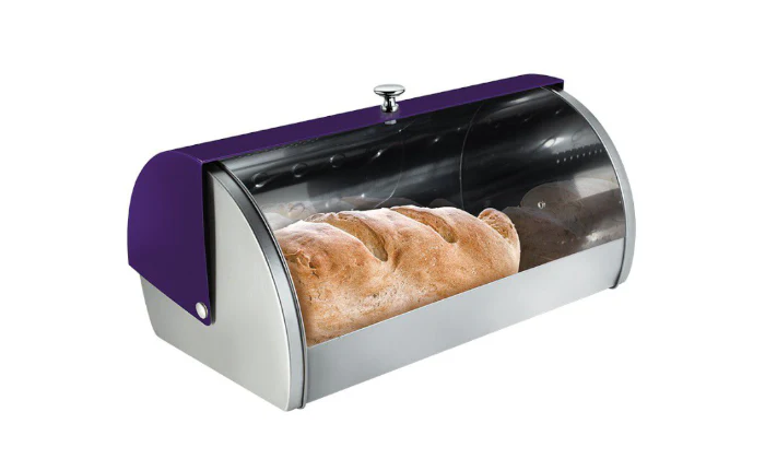 Berlinger Haus 38cm Premium Bread Box - Metallic Purple Edition - Image 2