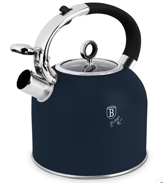 Berlinger Haus 3.0L Stainless Steel Whistling Kettle with Glass Lid - Image 5