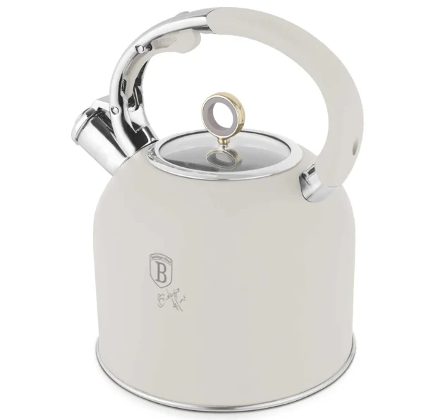 Berlinger Haus 3.0L Stainless Steel Whistling Kettle with Glass Lid - Image 8