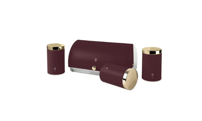 Berlinger Haus 3-Piece Canister Set with Bread Box - Image 5