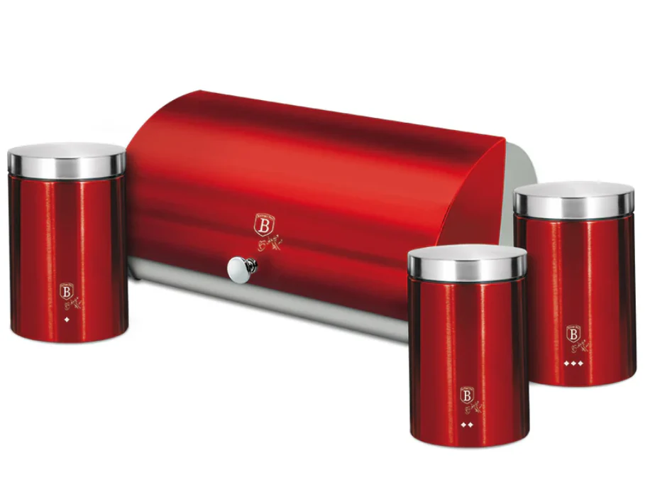 Berlinger Haus 3-Piece Canister Set with Bread Box - Image 6