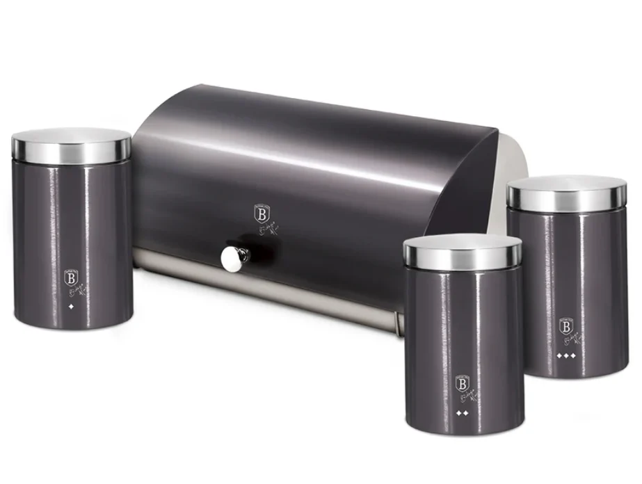 Berlinger Haus 3-Piece Canister Set with Bread Box - Image 7