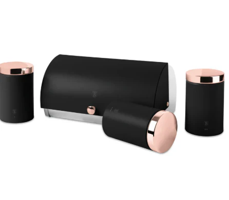 Berlinger Haus 3-Piece Canister Set with Bread Box - Image 9