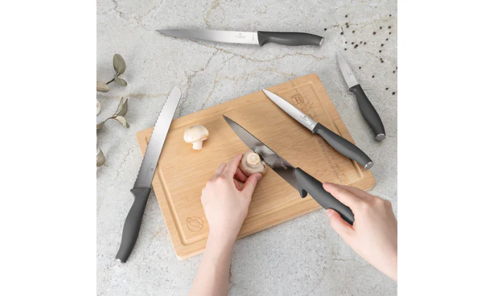 Berlinger Haus 6-Piece Knife Set with Bamboo Cutting Board - Image 4
