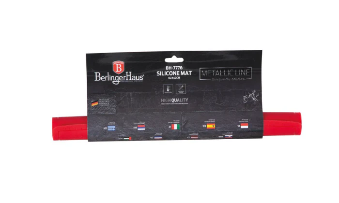 Berlinger Haus 62cm Silicone Baking Mat - Burgundy - Image 3