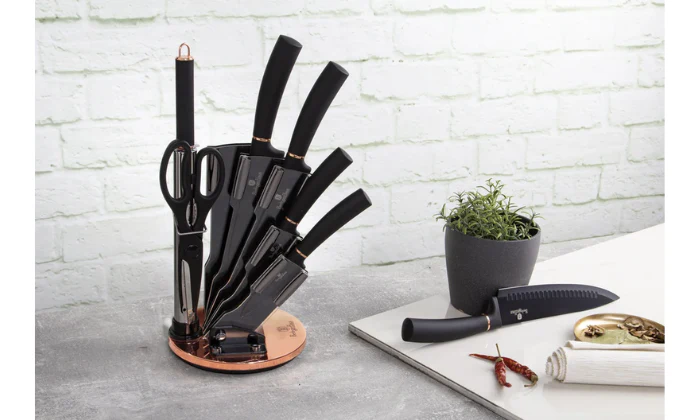 Berlinger Haus 8-Piece Knife Set with Acrylic Stand