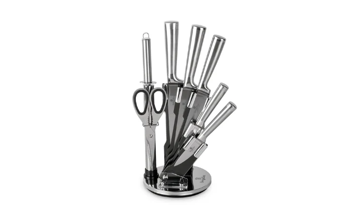 Berlinger Haus 8-Piece Knife Set with Acrylic Stand - Image 2