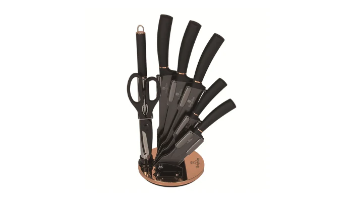 Berlinger Haus 8-Piece Knife Set with Acrylic Stand - Image 3