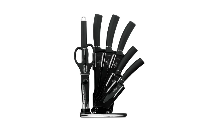 Berlinger Haus 8-Piece Knife Set with Acrylic Stand - Image 4