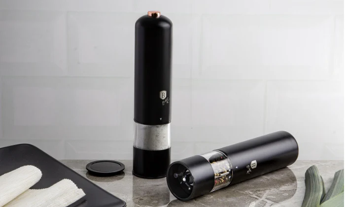 Berlinger Haus Electric Pepper or Salt Mill - Black Rose - Image 2