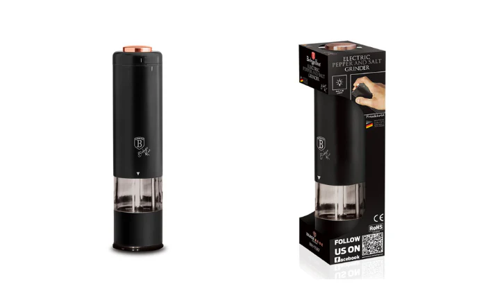 Berlinger Haus Electric Pepper or Salt Mill - Black Rose - Image 3